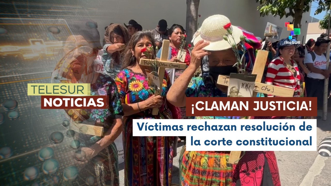 Víctimas del caso genocidio IXIL rechazan la decisión de la corte constitucional en Guatemala