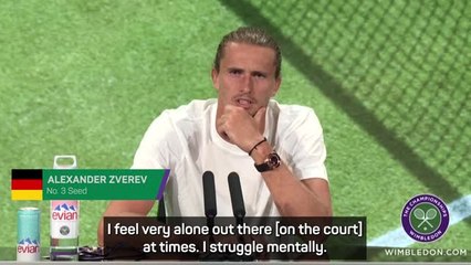 'Quite alone in life' - Zverev opens up on personal struggles after Wimbledon exit