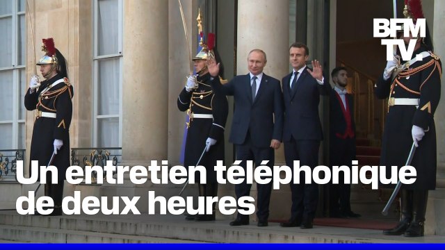 Ukraine, Iran... Emmanuel Macron et Vladimir Poutine ont échangé au téléphone pour la première fois depuis trois ans