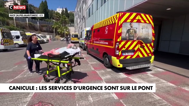 Canicule : Partout en France tous les services d'urgence sont sur le pont en raison du manque de moyens et du manque du personnel