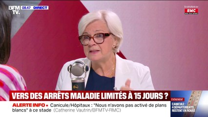 Catherine Vautrin, ministre de la Santé, affirme que la fraude aux arrêts maladie est "une trahison"
