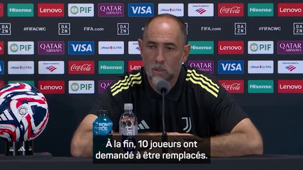 Juventus - Tudor se plaint de la chaleur : "10 joueurs ont demandé à être remplacés"