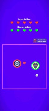 inter Milan Vs Boca juniors #ball #battle #intermilan