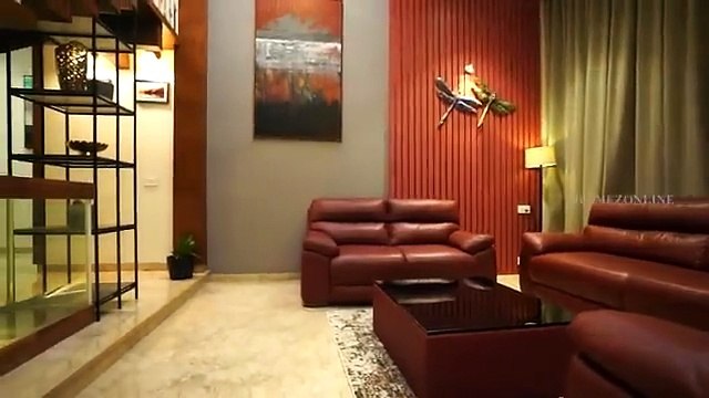 Beautiful contemporary flat roofing home design with great looking exterior and interior