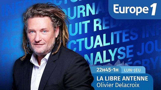 Olivier Delacroix évoque son départ d'Europe 1 à l'antenne dans la nuit de ce mardi 1er juillet