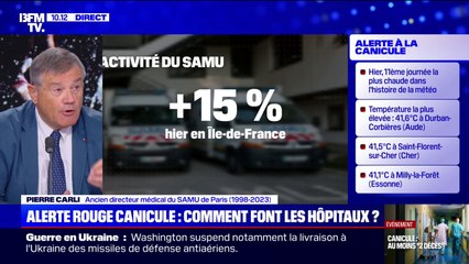 Canicule: "Nous avons énormément progressé dans la façon de prendre en charge les patients" depuis 2003, affirme Pierre Carli (ancien directeur médical du Samu de Paris)