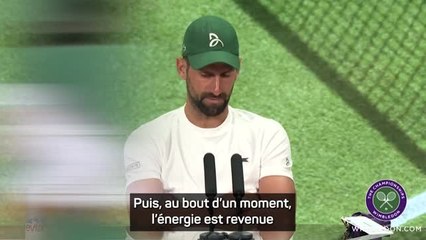Wimbledon - Djokovic après sa victoire face à Müller : "J'ai eu des problèmes d'estomac"