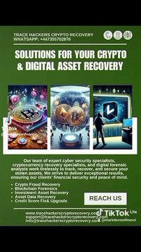 Restoring Trust: How I Recovered My Crypto TRACE HACKER'S CRYPTO RECOVERY +447 35570 2876