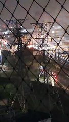 Incêndio em subestação da SuperVia paralisa circulação de trens