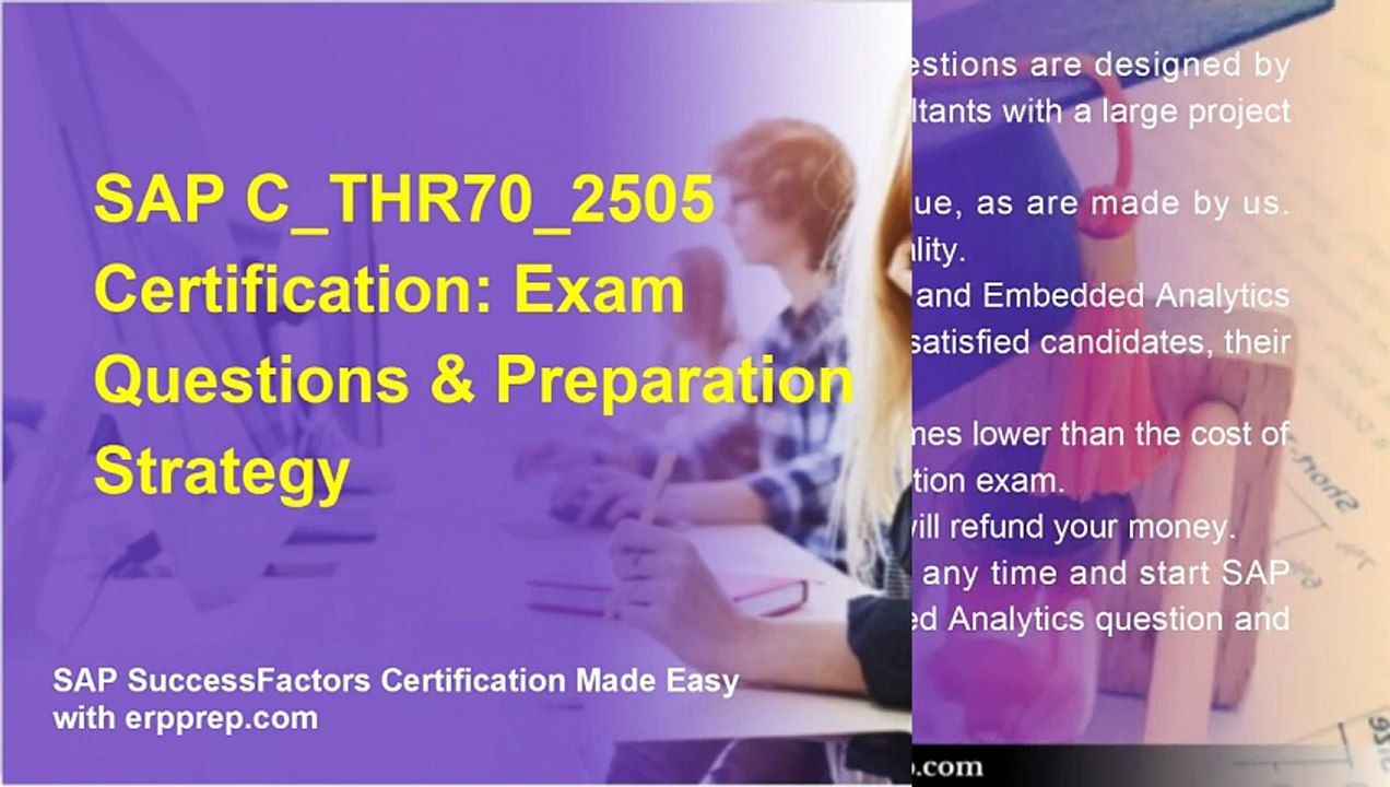 SAP C_THR70_2505 Certification: Exam Questions & Preparation Strategy