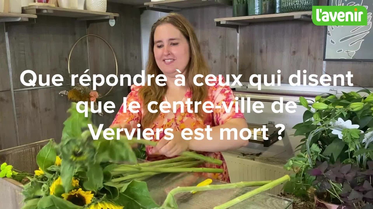 Notre série | Non, le cœur de Verviers n'est pas mort : la fleuriste Emyrose "y croit et y met tout son cœur"
