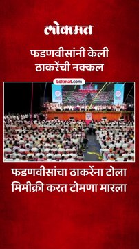 ठाकरे कोणता मुद्दा उचलणार ?फडणवीसांनी काय सांगितलं ?
