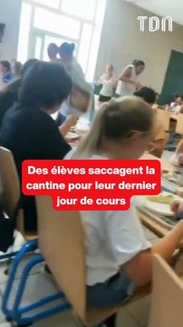 Des élèves saccagent la cantine pour leur dernier jour de cours