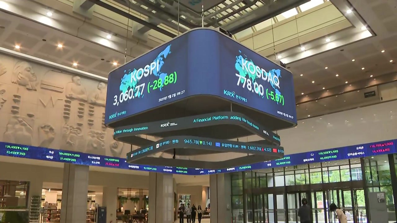 외국인 순매도에 코스피 3,070대로...조선·방산·원전 하락 / YTN