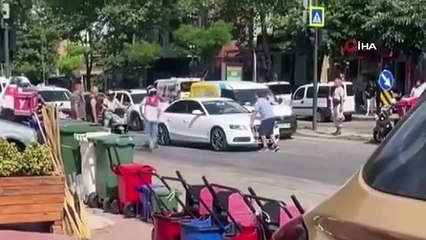 Yine bir yol verme kavgası, yine bir trafik magandası...