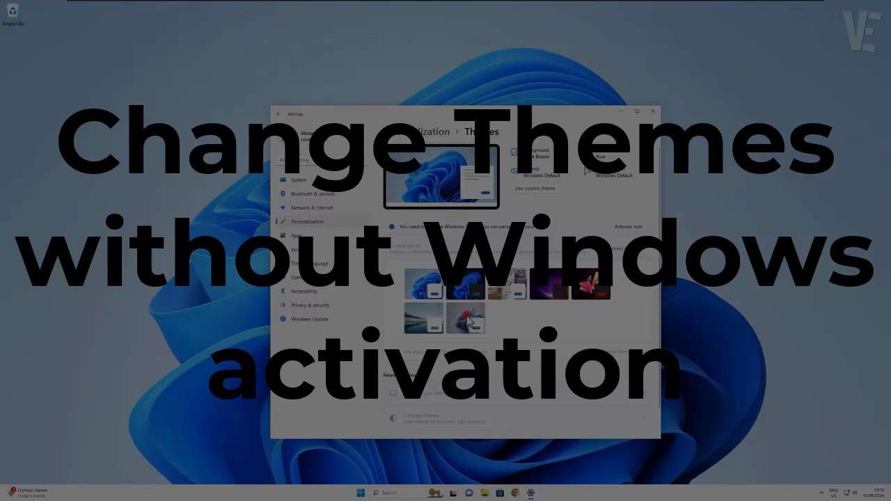 Bypass You Need to Activate Windows Before You Can Personalize Your PC and Change Theme Without Activation in Windows 11 / 10