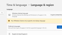 Solved - your windows license supports only one display language on windows 11/10