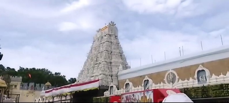 #Tirumala #Flights over Tirumala temple spark #devotees outrage Once again, an aircraft was seen flying over the Tirumala temple. Despite Agama Shastra rules prohibiting flights over the temple, devotees are upset as planes continue to fly above the