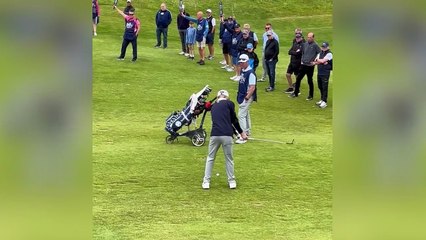 Connor Graham at The Open Final Qualifying at Dundonald Links