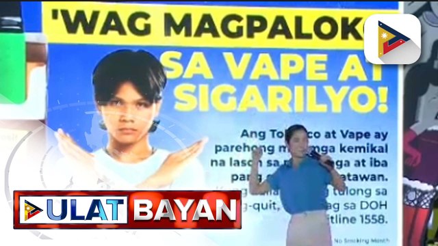 DOH, pinaigting pa ang kampanya laban sa paninigarilyo at paggamit ng vape