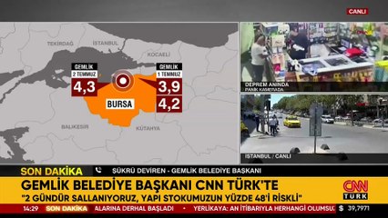 Gemlik Belediye Başkanı Deviren CNN TÜRK'e uyardı: "Bölgenin yarısı riskli yapılardan oluşuyor"