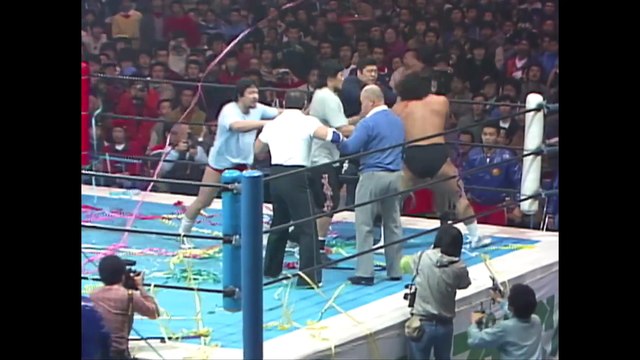 Tatsumi Fujinami vs. Riki Choshu – WWF International Heavyweight Championship Match: New Year Golden Series (2/3/1984) Sapporo Nakajima Sports Center