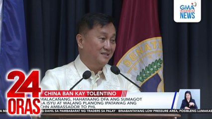 Malacañang, hahayaang DFA ang sumagot sa isyu at walang planong ipatawag ang CHN Ambassador to PHL | 24 Oras