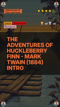 The Adventures of Huckleberry Finn - Mark Twain (1884) Intro (Adventures of Tom and Huck - 2)