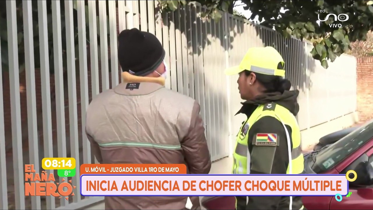 INICIA AUDIENCIA DE CHOFER DE CHOQUE MÚLTIPLE