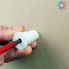 The easiest way to secure screws in walls