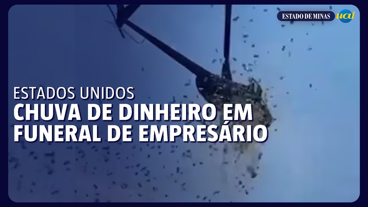 Homem faz chover dinheiro em seu próprio funeral nos EUA