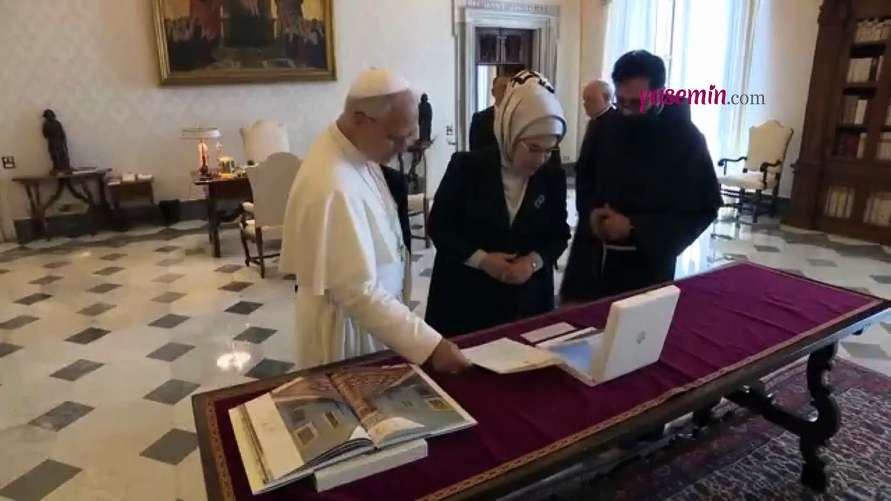 Emine Erdoğan, Papa 14. Leo ile görüştü