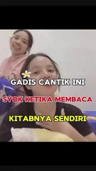 Gadis Cantik Ini Syok Ketika Membaca Kitabnya Sendiri