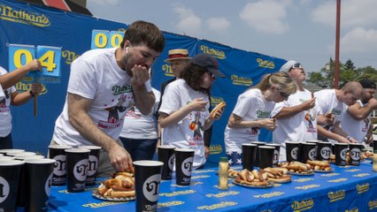 Patrick Bertoletti Reflects on Win at 2024 Hot Dog Eating Contest