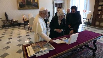 Emine Erdoğan, Papa 14. Leo ile görüştü