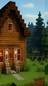 Ideas de Construccion Casa de Madera facil minecraft