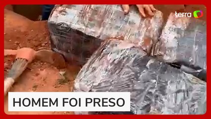 Polícia encontra poço que escondia quase 1 tonelada de maconha no interior de SP