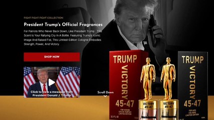 Así es 'Victoria', la nueva línea de perfumes que ha lanzado Donald Trump