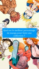 Quel est le meilleur personnage de manga pour faire une collection ?