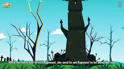 HALLOWEEN STORIES - RAPUNZEL || Rapunzel In Halloween Celebration Story || Kids Stories