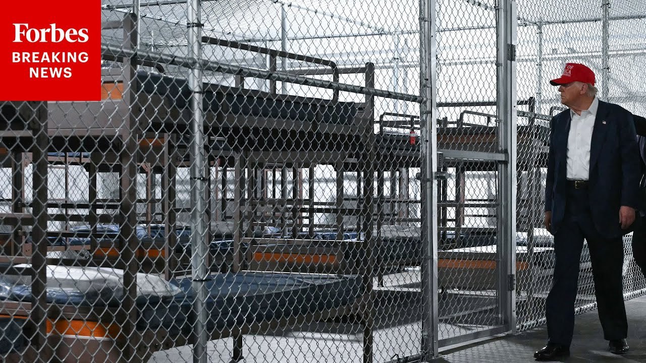 Trump Tours Florida’s 'Alligator Alcatraz' With DeSantis And Noem