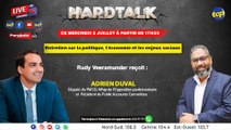 Hard Talk : Entretien sur la politique, l’économie et les enjeux sociaux