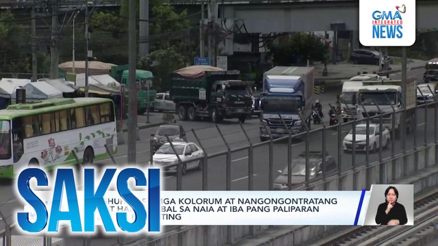 Panghuhuli sa mga kolorum at nangongontratang taxi at habal-habal sa NAIA at iba pang paliparan sa bansa, pinaigting | Saksi
