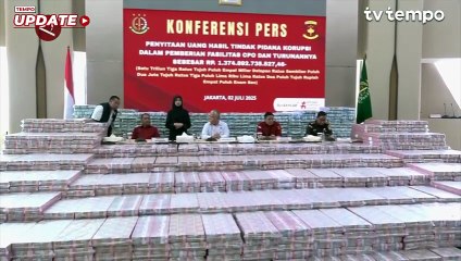 Penampakan Tumpukan Sitaan Uang 1,3 T Dari Terdakwa Korporasi Kasus Korupsi CPO