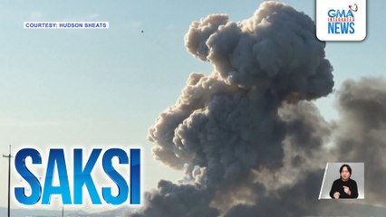 Imbakan ng paputok sa California sa Amerika, sumabog at nasunog | Saksi