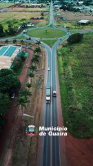 Obra muda rota de entrada em Guaíra e de acesso à ponte Ayrton Senna