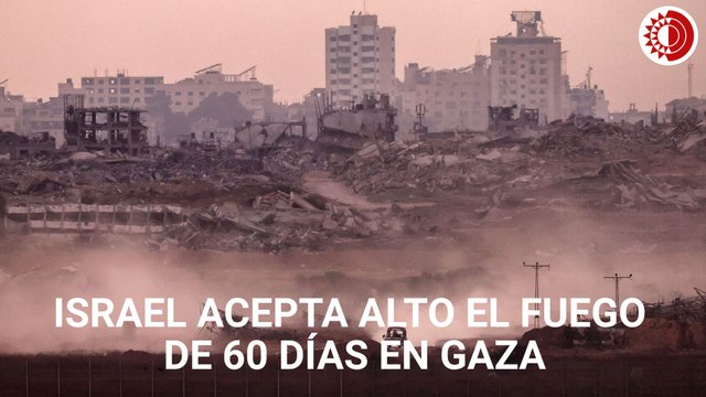 Trump anuncia que Israel acepta términos de alto el fuego de 60 días en Gaza