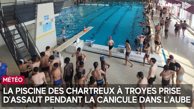 La piscine des Chartreux à Troyes prise d’assaut pendant la canicule dans l’Aube