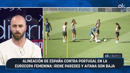 Alineación de España contra Portugal en la Eurocopa femenina: Irene Paredes y Aitana son baja