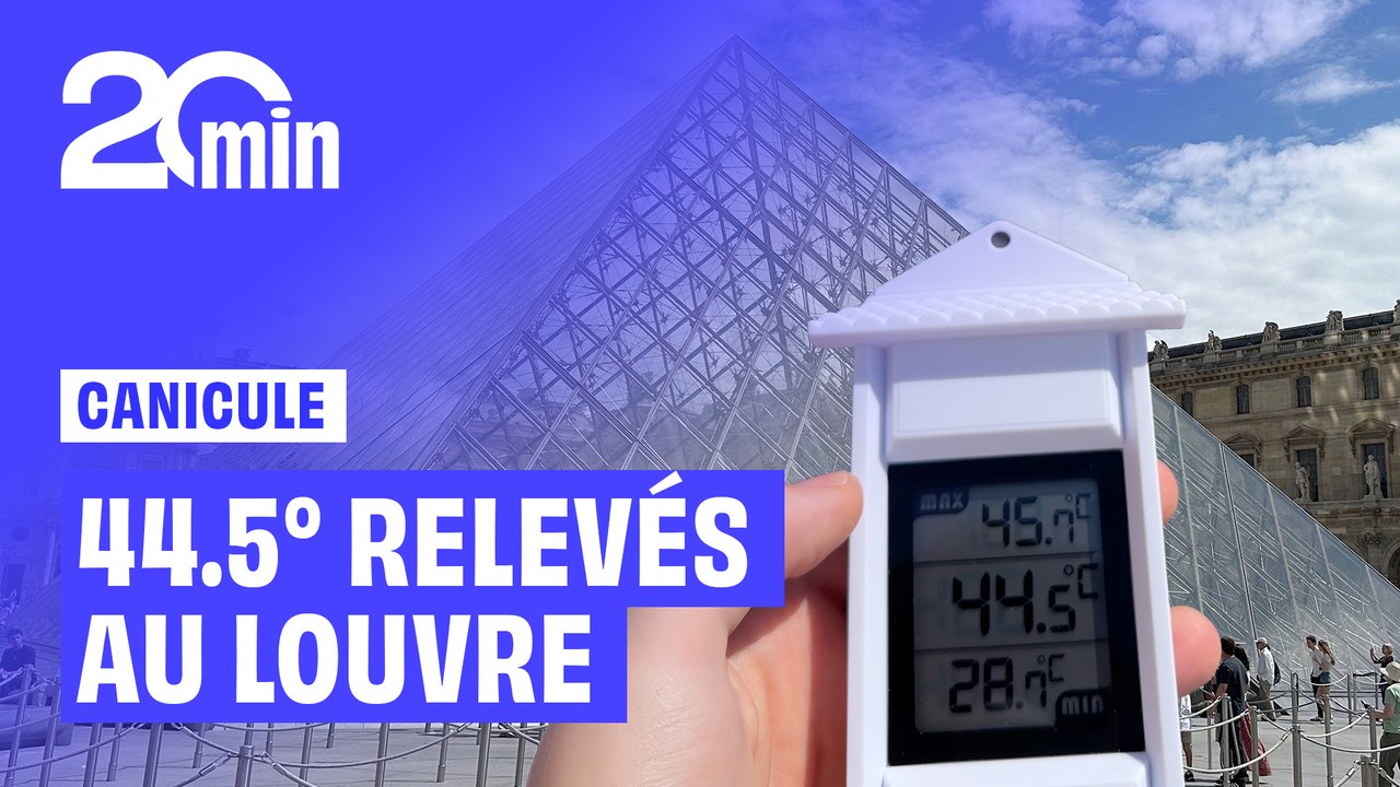 Canicule : Le Louvre, la ligne 6 ou La Défense ? Où fait-il le plus chaud à Paris ?